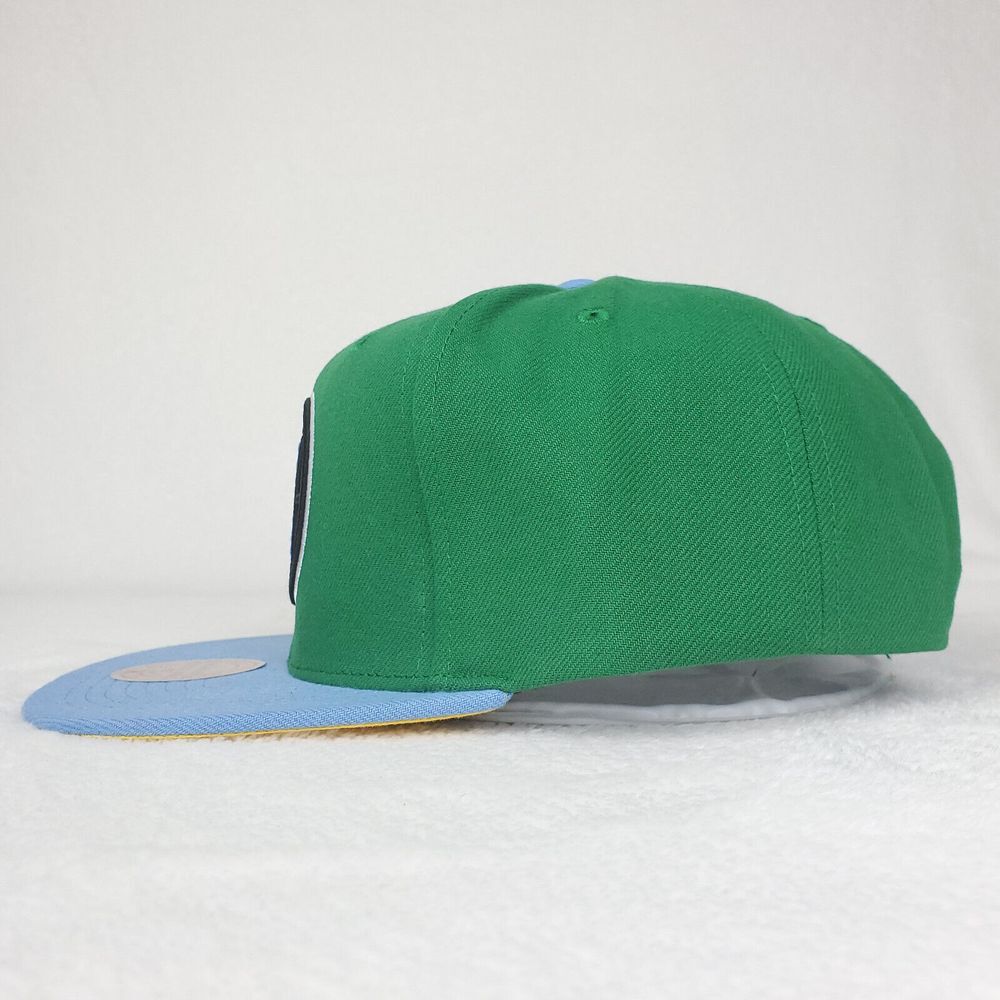 LA Clippers Mitchell & Ness NBA Snapback Hat Cap 3D Logo Green Blue NWT - Picture 6 of 8